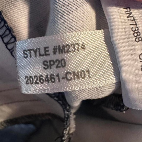 J.Crew Navy Blue & White Plaid Gingham Trousers Size 2 - Picture 8 of 8